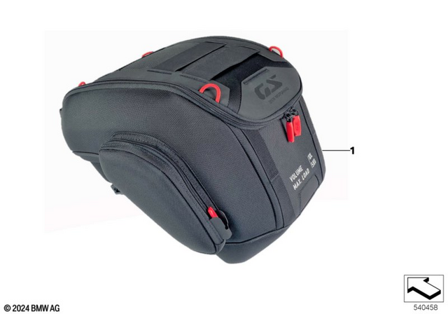 BMW OEM Tank-Top Bag R1300GSA 2024-2025 – BMW Motorcycles of Grand