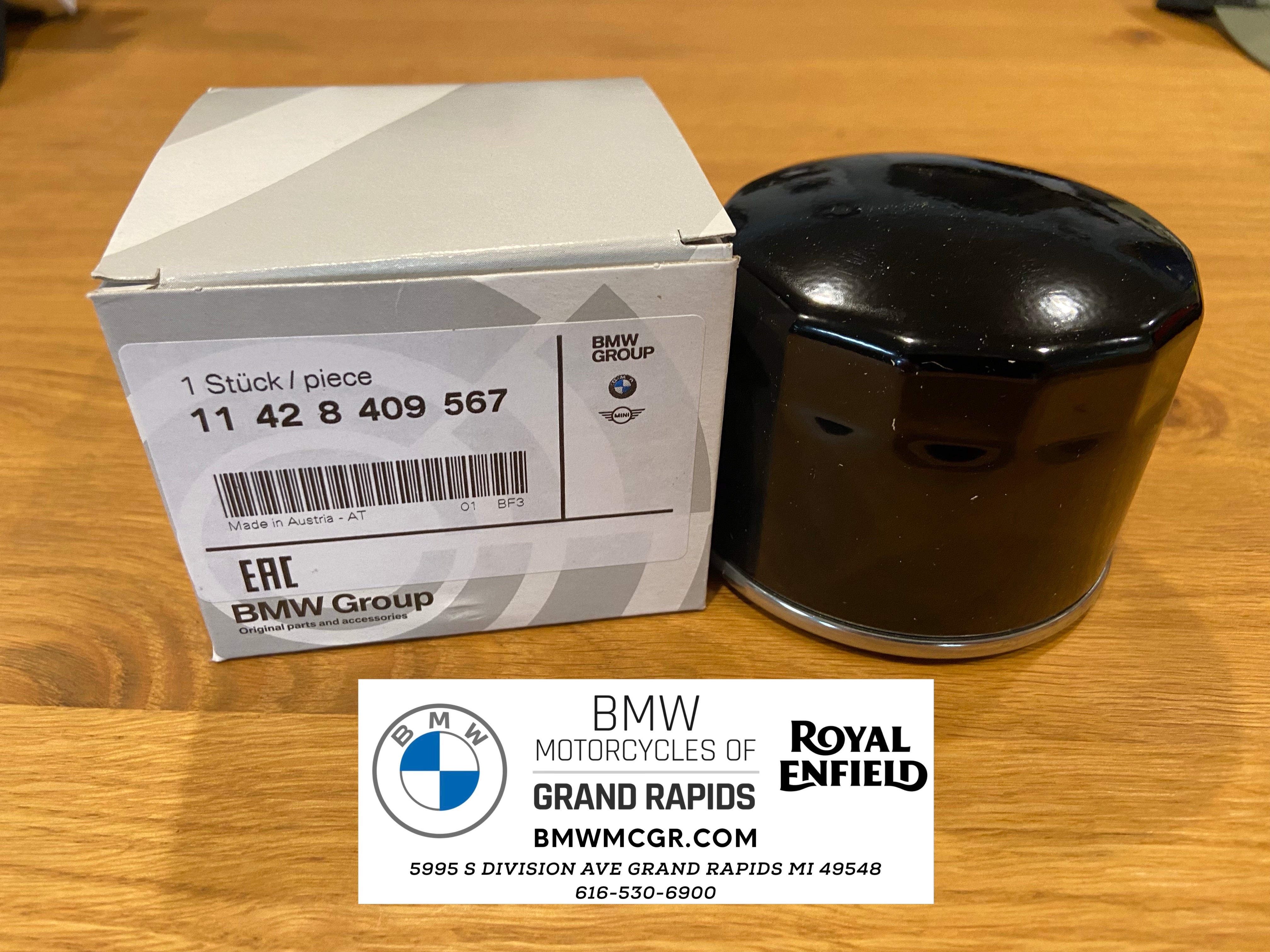 BMW OEM OIL FILTER 11428409567 F650/F700/F800GS Twin 20062018 BMW