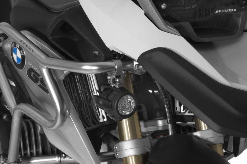 Mounting Kit for OEM BMW Aux Lights on Touratech Upper Crash Bars R1300GS/R1250GS/R1200GS