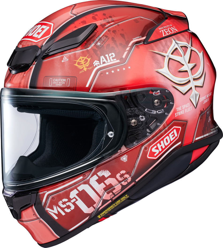 SHOEI RF-1400 Full-Face Helmet – Chars Zaku II