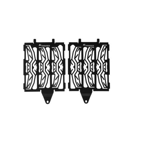 TOURATECH STAINLESS STEEL RADIATOR GUARDS, BMW R1300GS / GSA 2024-2025 - BLACK