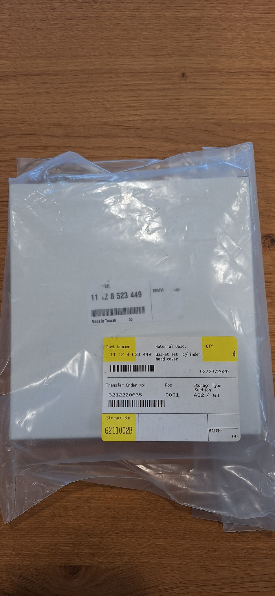 Cylinder Head Cover Gasket Kit For BMW C650 Sport 2015-2020 11128523449