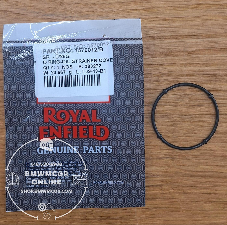 Royal Enfield Oil Strainer Cover O-Ring for 350 Models