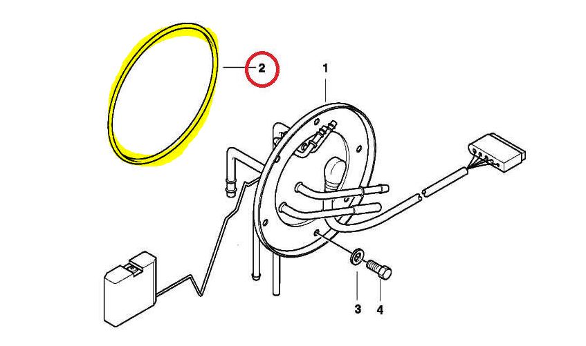 O-RING FOR FUEL PUMP FLANGE 16141341008 R1100/1150/R1200 94-2005