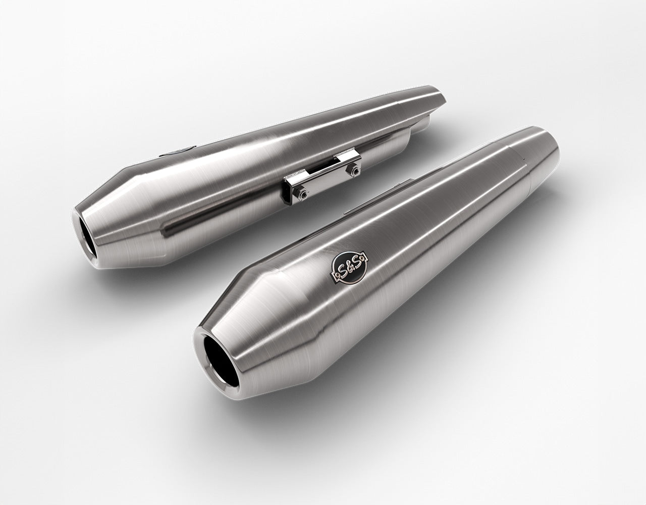 Royal Enfield S&S EXHAUST (SLIP ON SILENCERS)- PAIR for INT 650/Continental GT 650