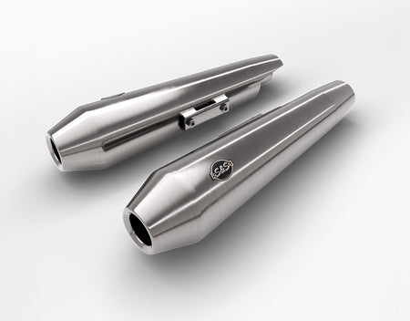 Royal Enfield S&S EXHAUST (SLIP ON SILENCERS)- PAIR for INT 650/Continental GT 650