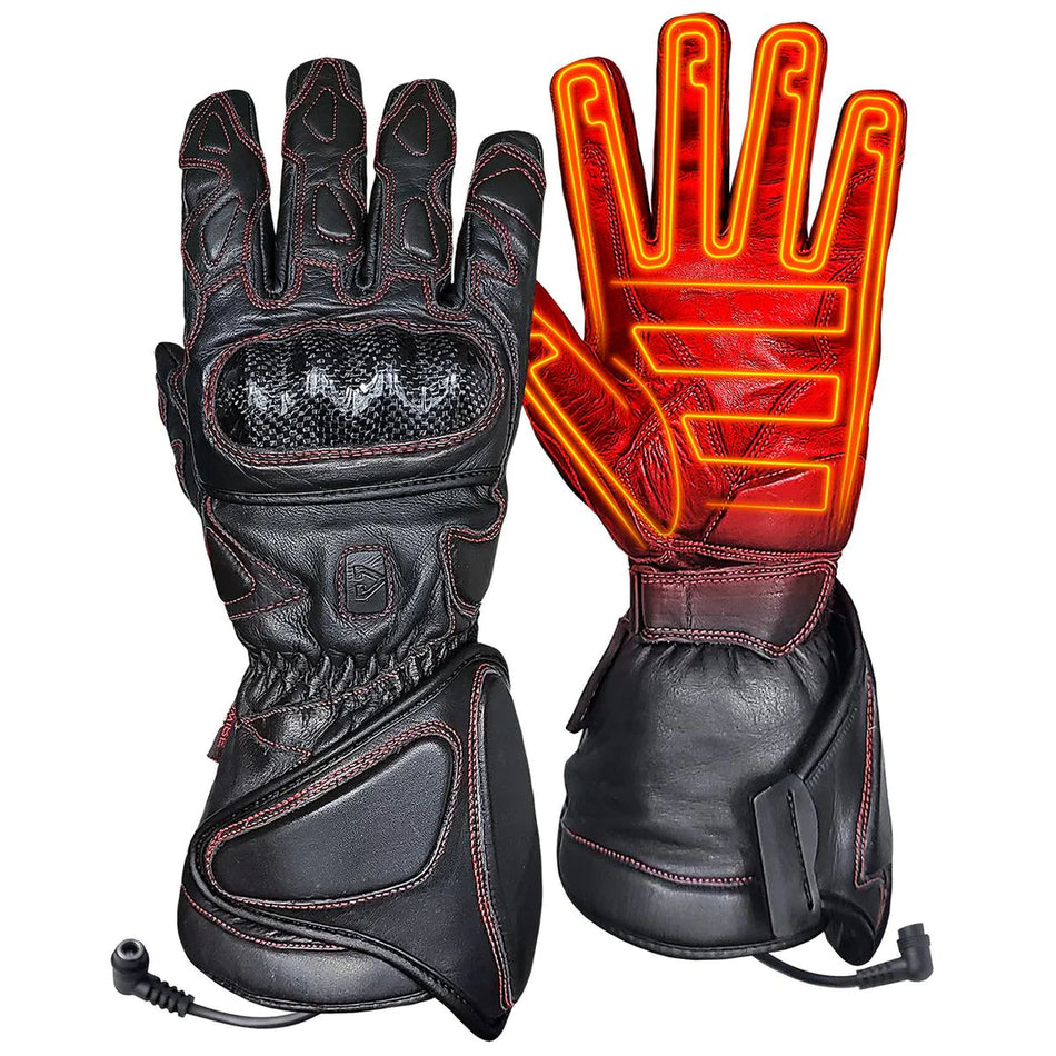 Gerbing 12V Extreme Hard Knuckle Heated Gloves- Motorcycle Snomobile ATV/UTV