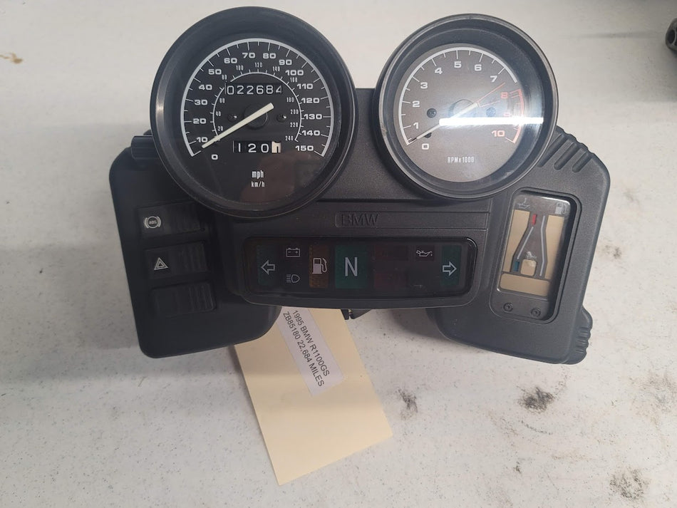 USED R1100GS Instrument Panel Speedometer Tachometer Gauge Cluster