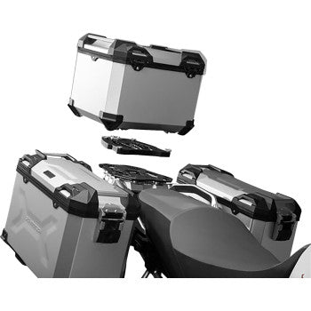 TRAX ADV Top Case - 38 Liter - Silver