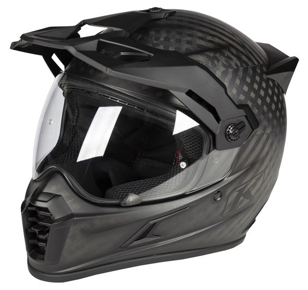 KLIM Krios Pro Carbon Fiber Motorcycle Helmet, Matte Black