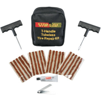 Stop and Go Tubeless T-Handle Tire Repair Kit Plug Kit