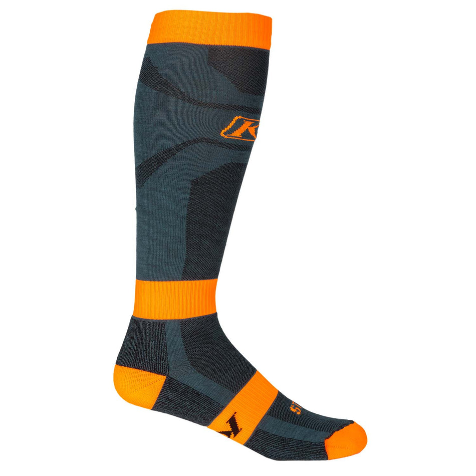 KLIM VENTED SOCK PETROL-STRIKE ORANGE