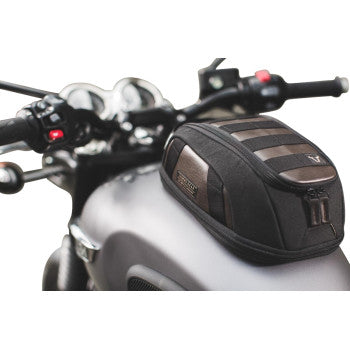 Legend Gear Magnetic Tank Bag - LT1 - 3 to 5.5 Liter - Black/Brown