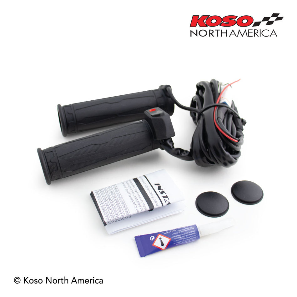 Apollo Heated Grips Motorcycle 7/8" x 120mm