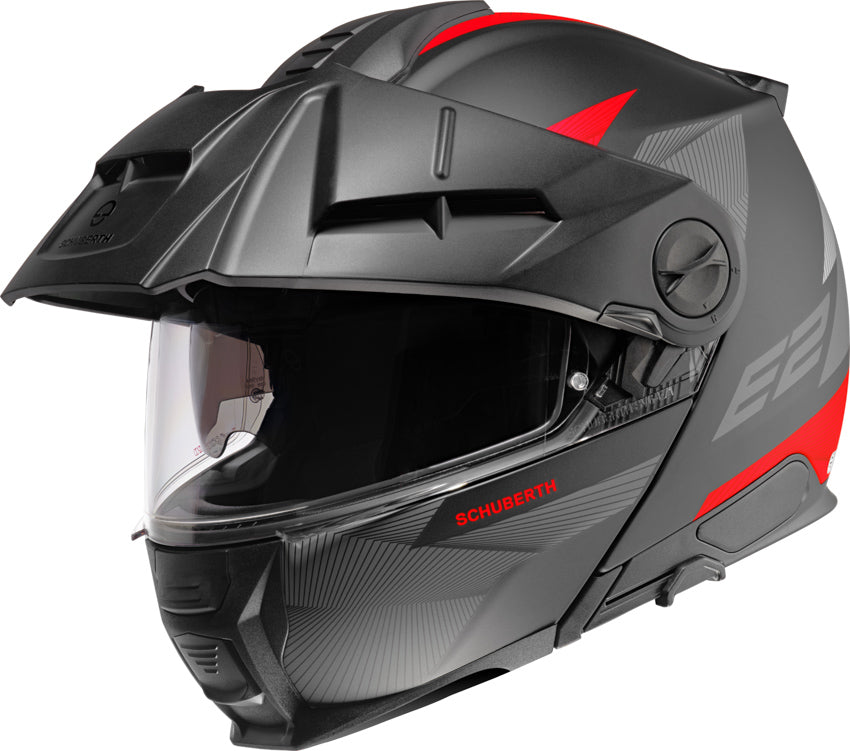 Schuberth E2 Modular Adventure Motorcycle Helmet - Defender Design