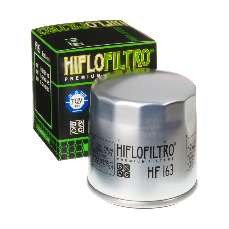 HiFlo HF163 Oil Filter- Fits BMW K and R Series Replaces BMW 11421460845 (HF163)