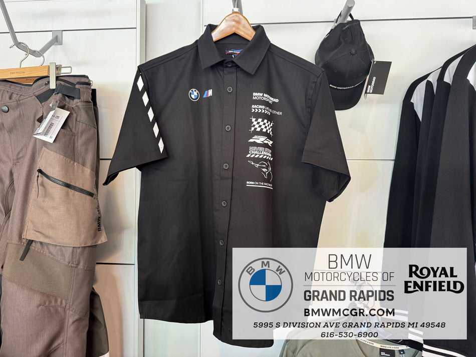 BMW Race Team Short-Sleeved Button-Up Shirt
