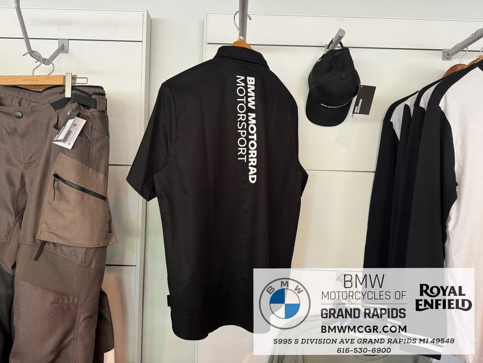 BMW Race Team Short-Sleeved Button-Up Shirt