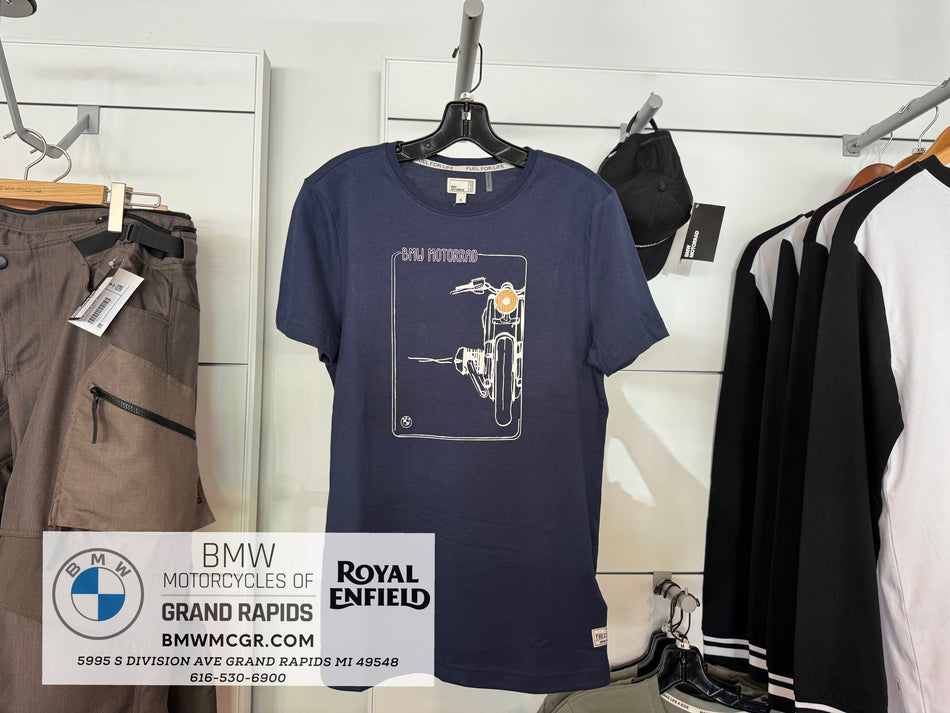 BMW R nineT T-Shirt in Blue