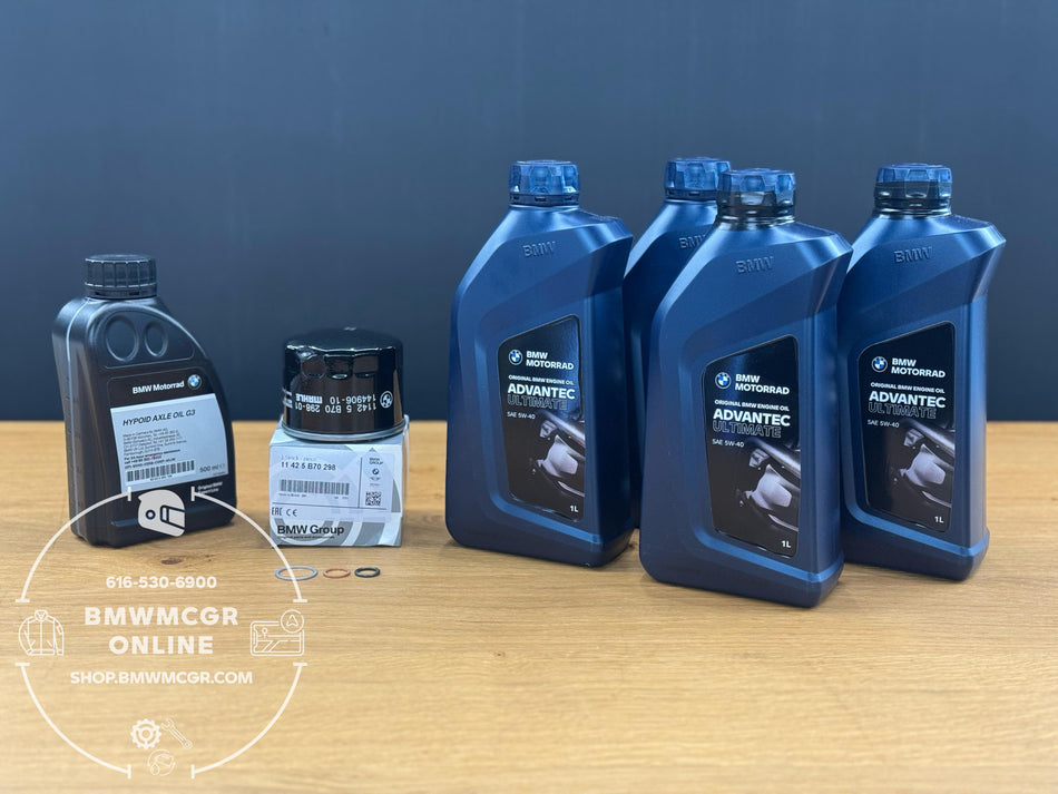 Oil Change Kit with Final Drive for BMW WaterBoxer R1200/1250 Models 2013-2025