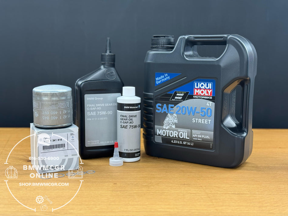 Oil Change Kit with Transmission & Final Drive for BMW R1100/1150 R1200C/CL 1993-2006