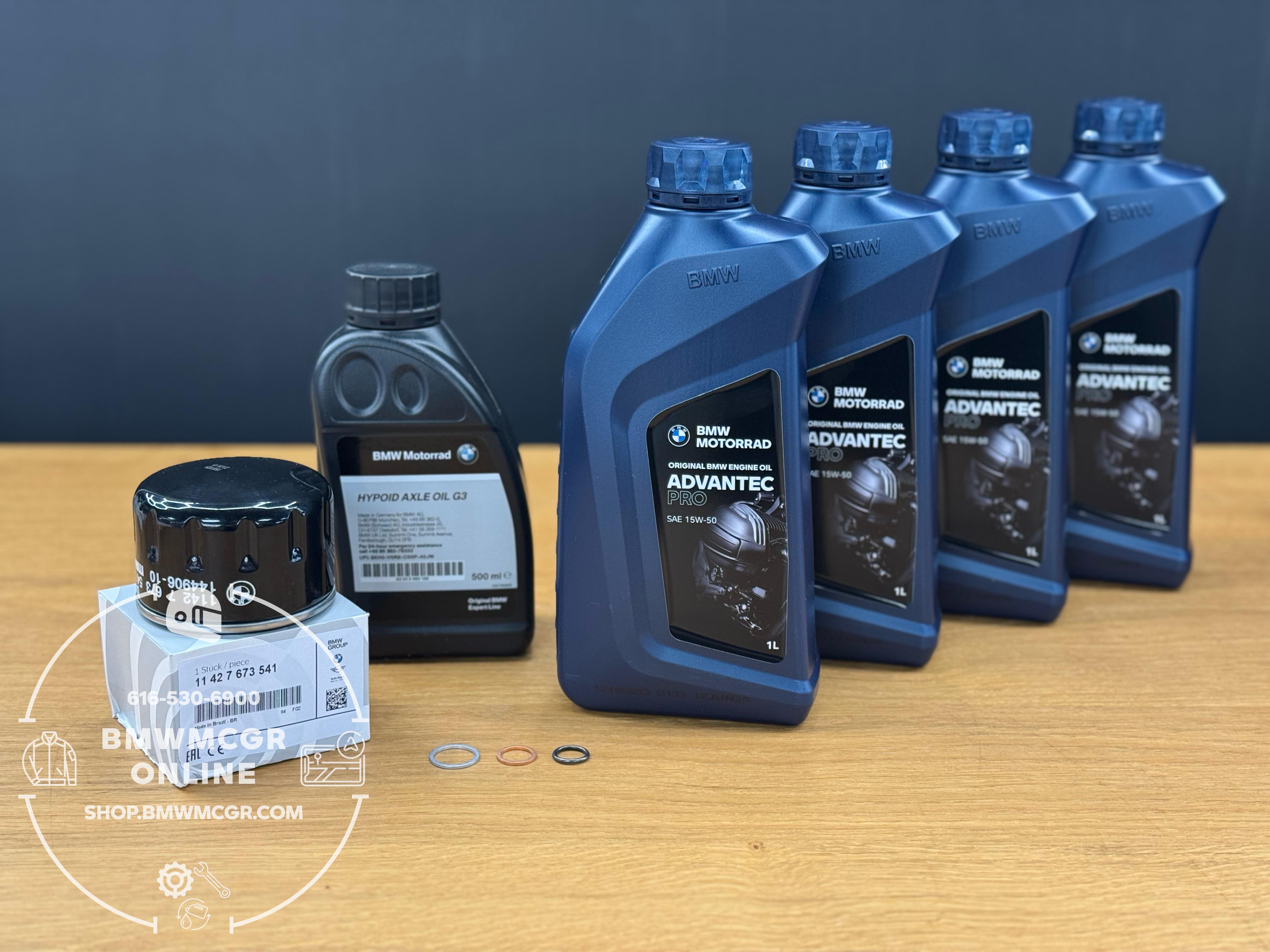  RnineT 純正オイル交換セット Oil Change Kit with Final Drive for BMW R18, R nineT, R12 Models