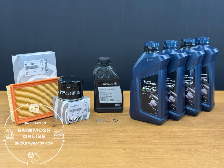 Oil Change Kit with Air Filter & Final Drive for R1250 Models 2019-2025