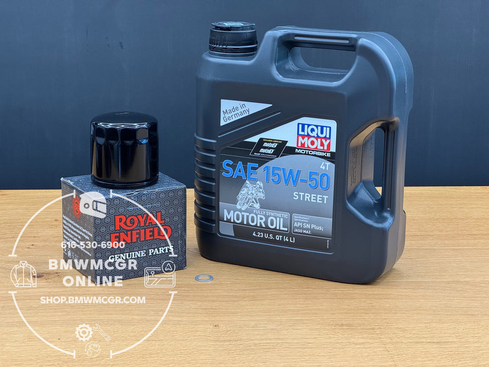 Oil Change Kit for Royal Enfield 650 Twins 2019-2026 Super Meteor/Shotgun/INT/Continental GT/Bear 650
