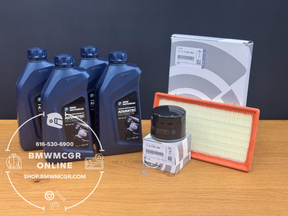 Oil Change Kit with Air Filter for BMW S1000R/RR/XR 2010-Current