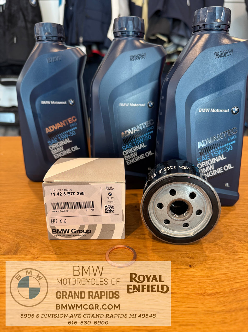 BMW OIL CHANGE KIT F650/F700/F800GS/S/R/ST Twin 2006-2018