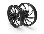 Royal Enfield Black Style 1 Alloy Wheels - Dual for Classic 350
