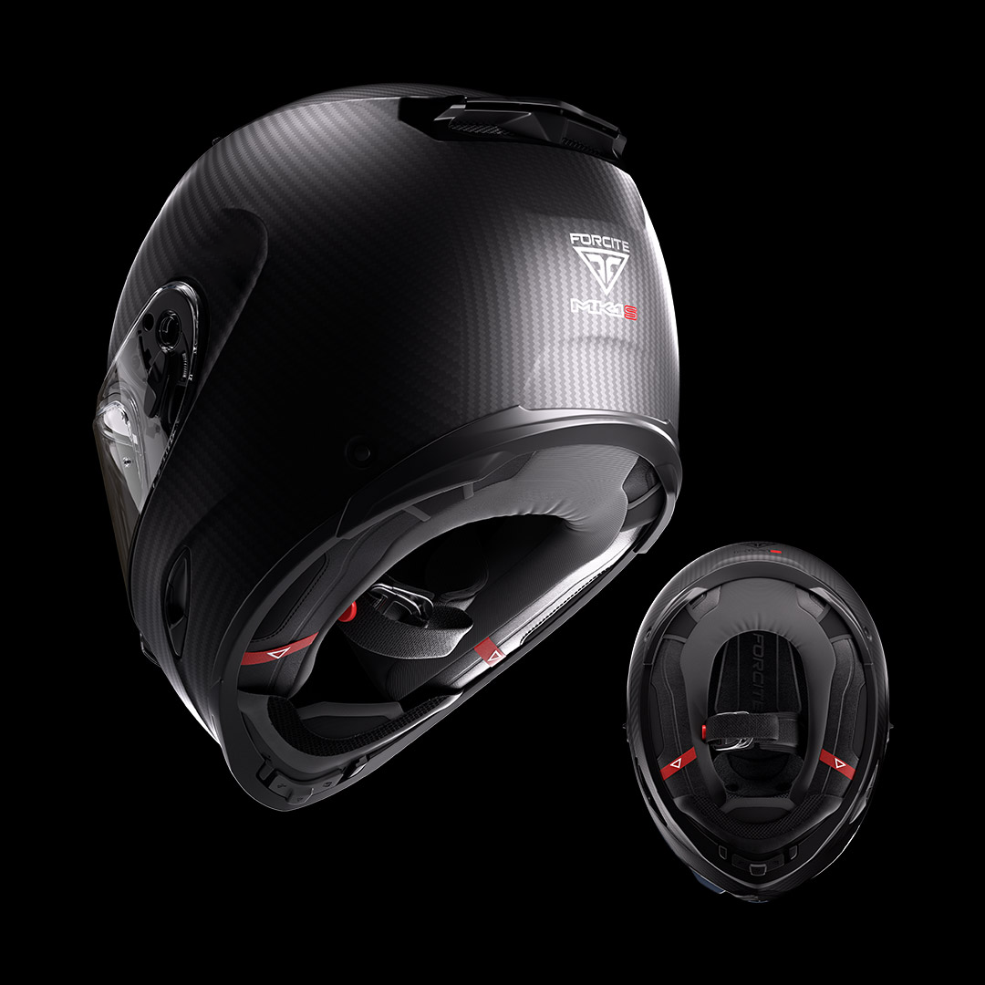 Forecite MK1S Helmet Matte Black Carbon CLOSEOUT – BMW Motorcycles of Grand Rapids