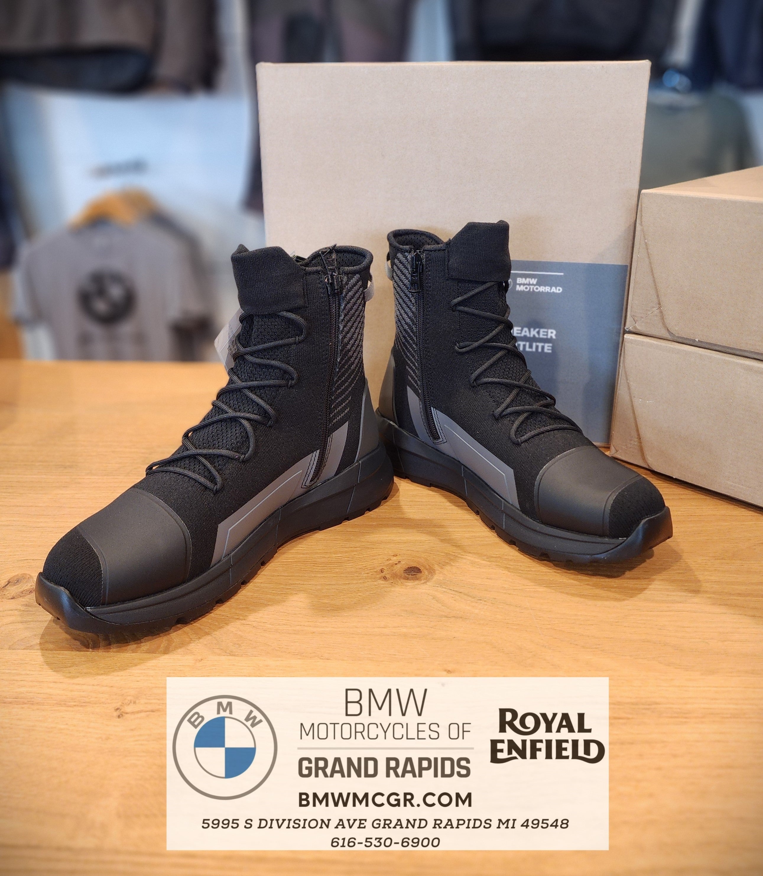 BMW MOTORRAD KNITLITE SNEAKERS, BLACK NEW 2024