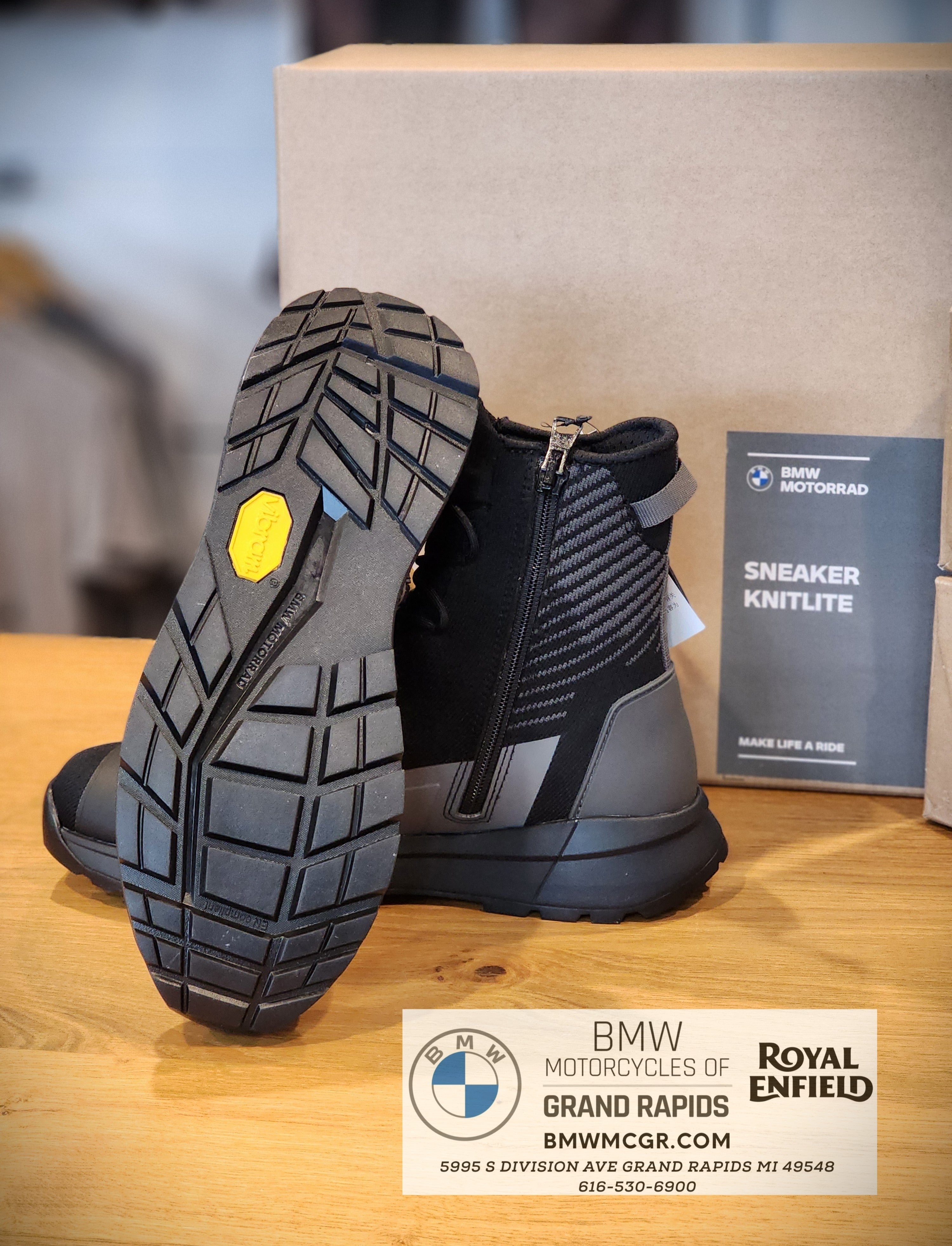 BMW MOTORRAD KNITLITE SNEAKERS, BLACK NEW 2024