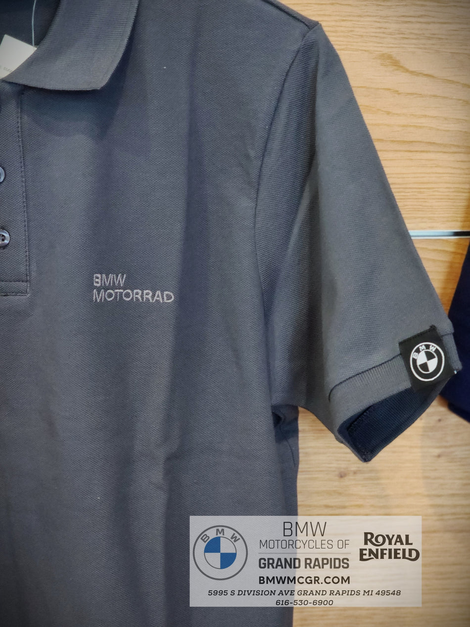 BMW Motorrad Polo Shirt in Dark Grey