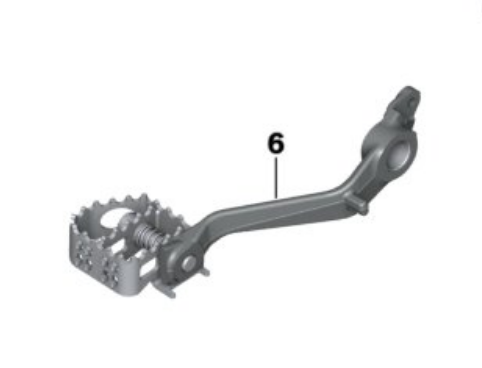 BMW R1300GS/GSA Enduro Foot Brake Lever