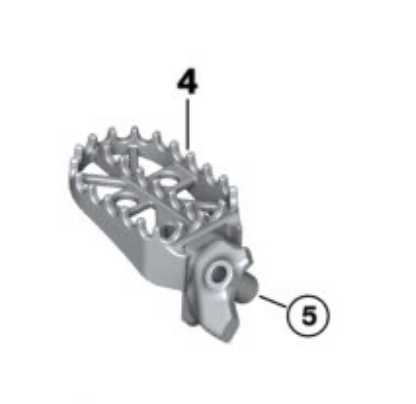 BMW R1300GSA Enduro Rider Footpeg Right