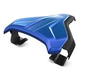 BMW R1300R/RS Passenger seat cover, Racing blue metallic