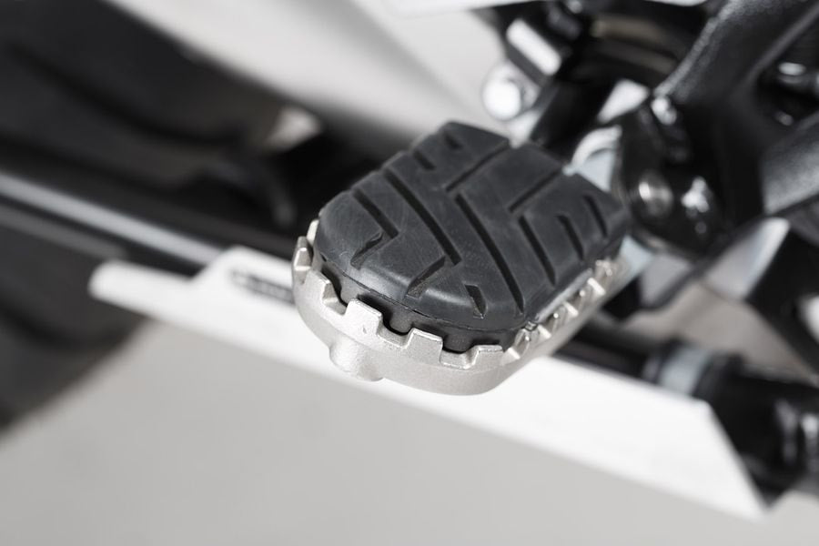 SW-Motech ION Footrest Set Silver 1200/1250/1300GS/GSA