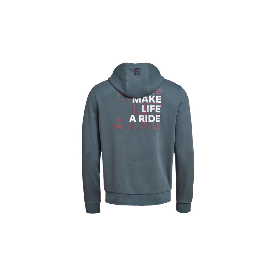 Make Life A Ride Men's Zip-Hoodie