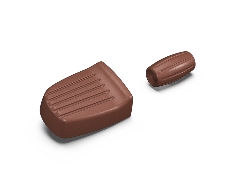 Royal Enfield Brown Foot Control Rubbers for Goan Classic 350/Classic 350/Bullet 350