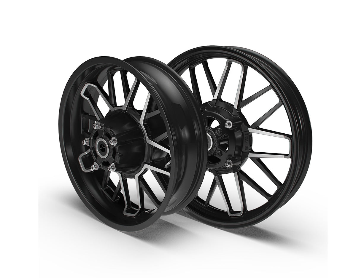 Royal Enfield Black Style 2 Alloy Wheels for Shotgun 650
