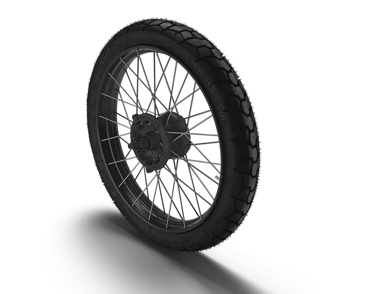 Royal Enfield Black Olive Tubeless Spoked Wheels for Himalayan 450
