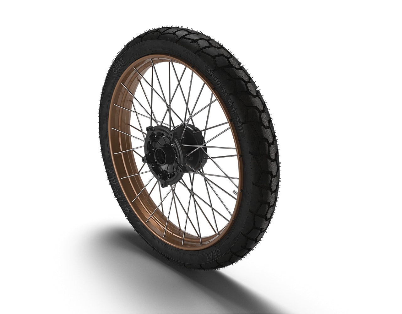 Royal Enfield Gold Tubeless Spoked Wheels for Himalayan 450