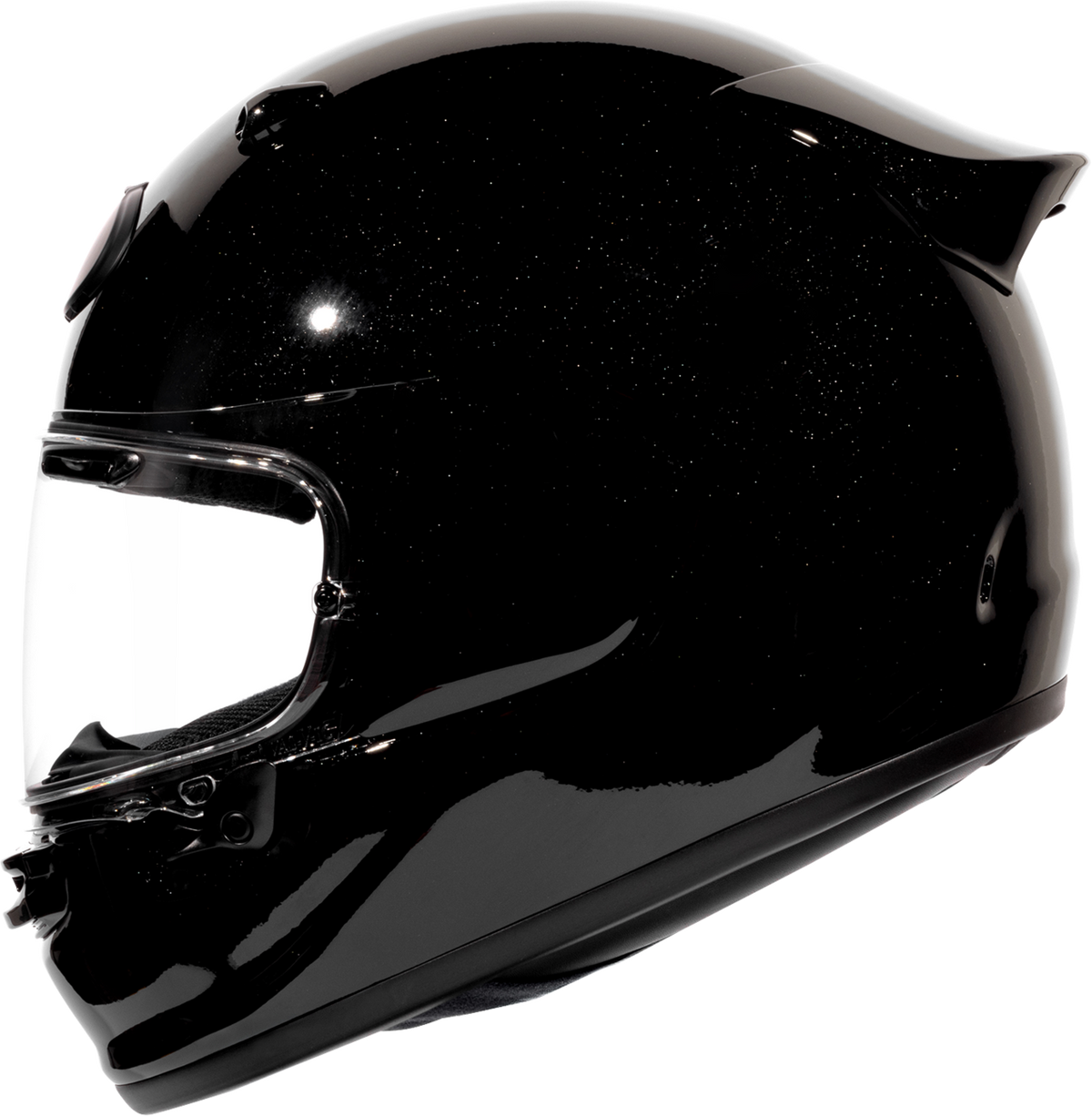Arai Contour-X Solid — Diamond Black — angle 8