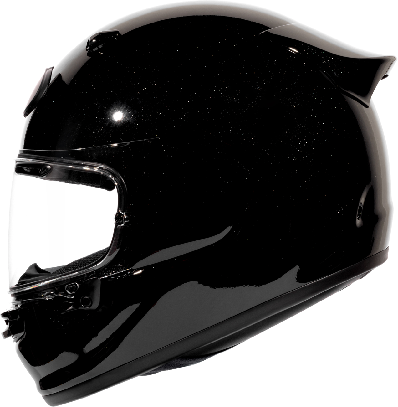 Arai Contour-X Solid — Diamond Black — angle 8