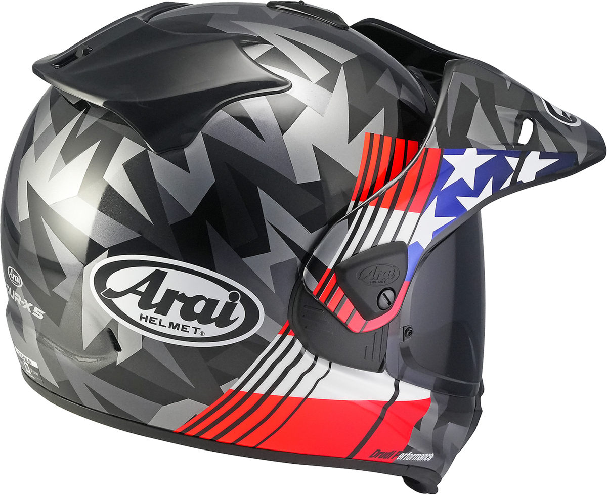 Arai XD-5 Nation Helmet — US — Nation US — angle 2