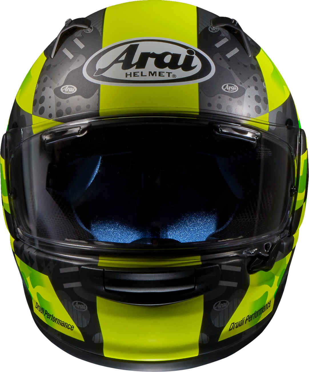Arai Regent-X Patch — Patch Yellow Frost — angle 3