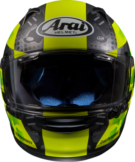 Arai Regent-X Patch — Patch Yellow Frost — angle 3
