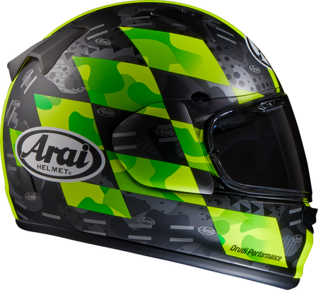 Arai Regent-X Patch — Patch Yellow Frost — angle 5
